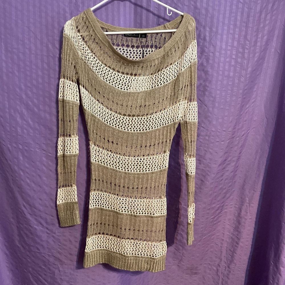 Cute Strip knit dress by Only love ❤️ collection new with tags size small.